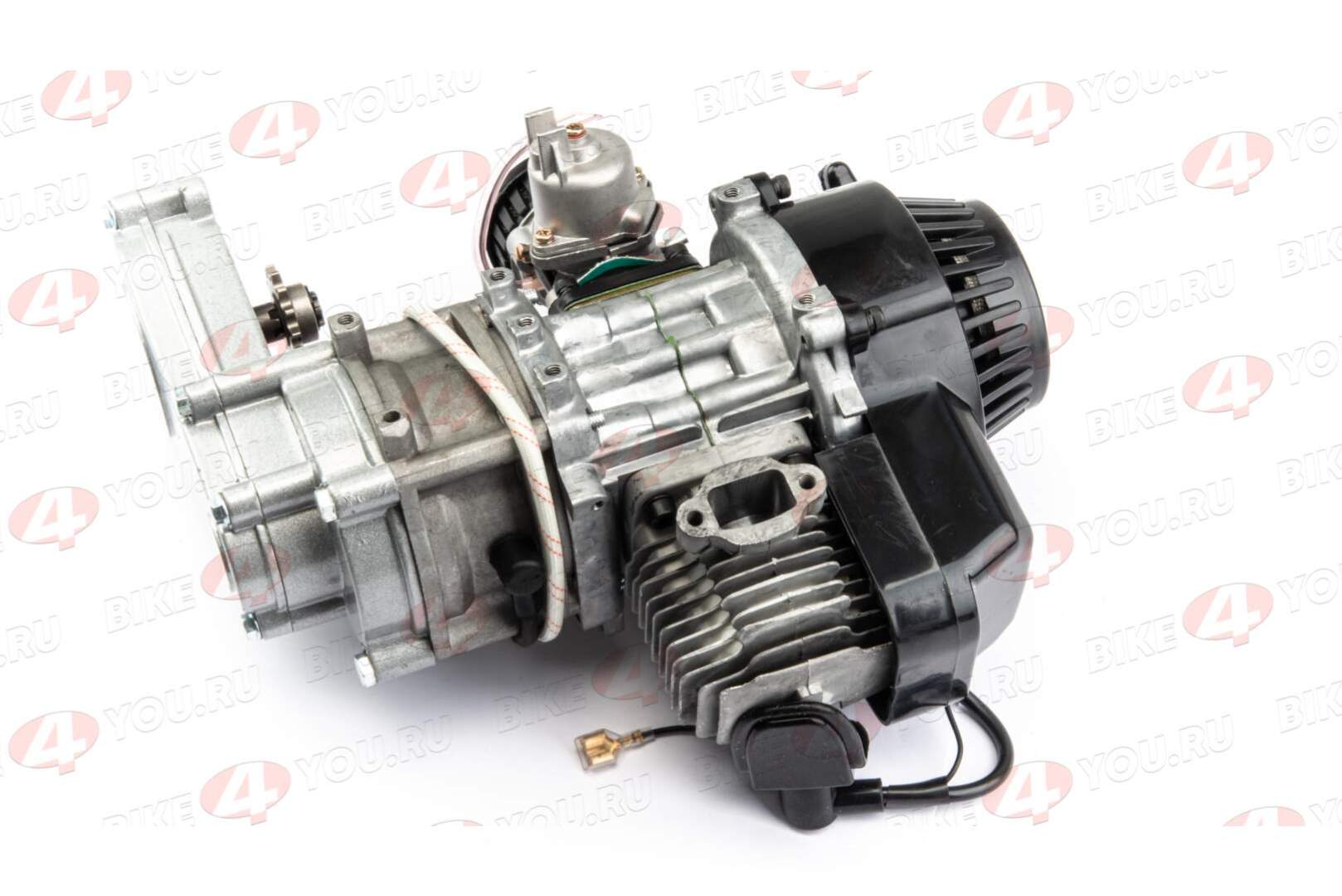 Двигатель 49СС 2-х такт. для минибайка с редуктором+электростартер Двигатель 49СС 2-х такт. для минибайка с редуктором+электростартер