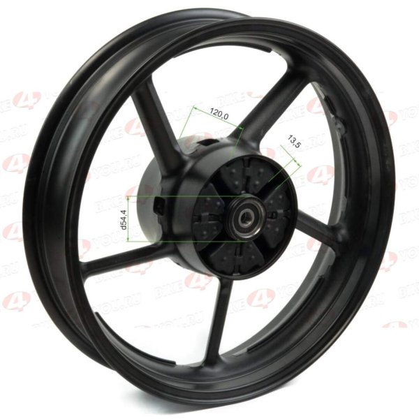 Обод задний Scrambler 250 (3,5-R17 d=15mm) (4х120х100)